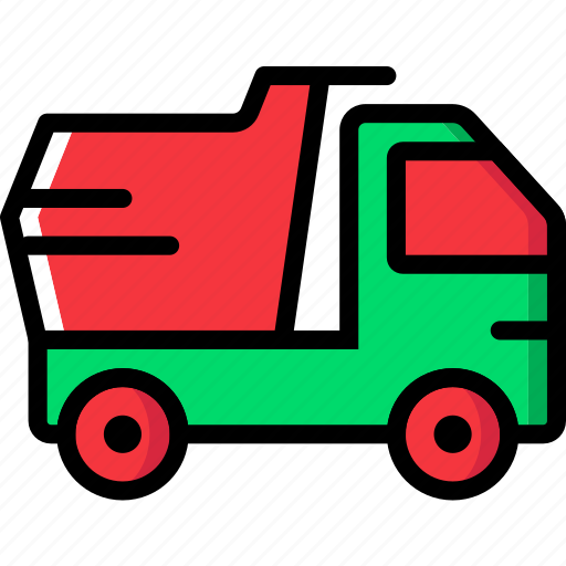 Dump, transport, truck, vehicle icon - Download on Iconfinder