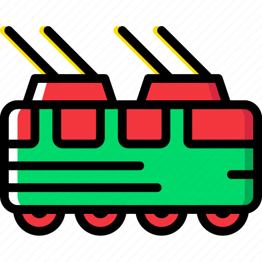 Tram, transport, vehicle icon - Download on Iconfinder