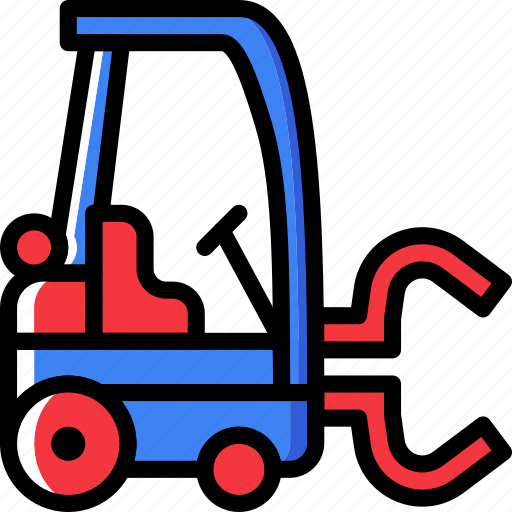 Forklift, transport, vehicle icon - Download on Iconfinder