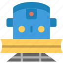 plower, train, transport, vehicle