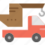 crane, transport, vehicle 