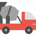 mixer, transport, vehicle