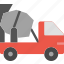 mixer, transport, vehicle 
