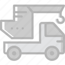 crane, transport, vehicle