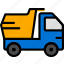 dump, transport, truck, vehicle 