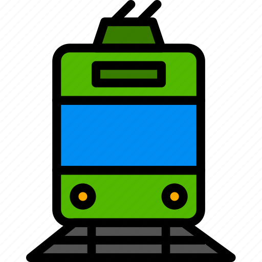 Tram, transport, vehicle icon - Download on Iconfinder