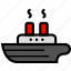 ship, transport, vehicle 
