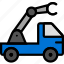 car, crane, transport, vehicle 