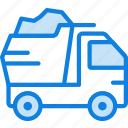 dump, transport, truck, vehicle
