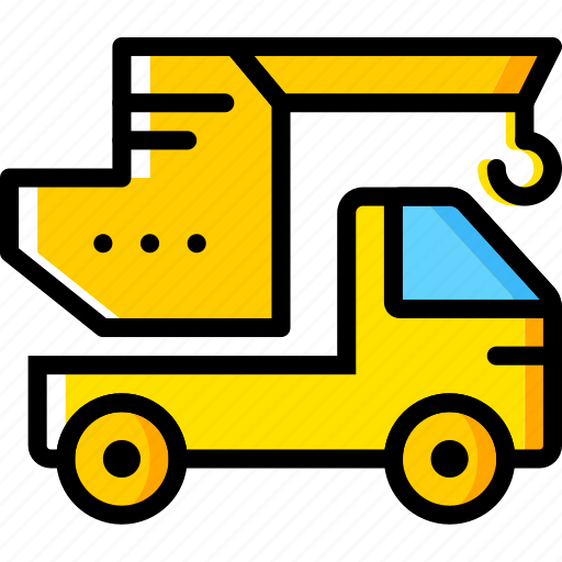 Crane, transport, vehicle icon - Download on Iconfinder