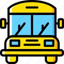 bus, school, transport, vehicle