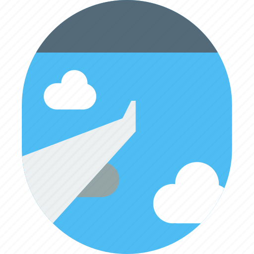 Airplane, holiday, seaside, vacation, view icon - Download on Iconfinder