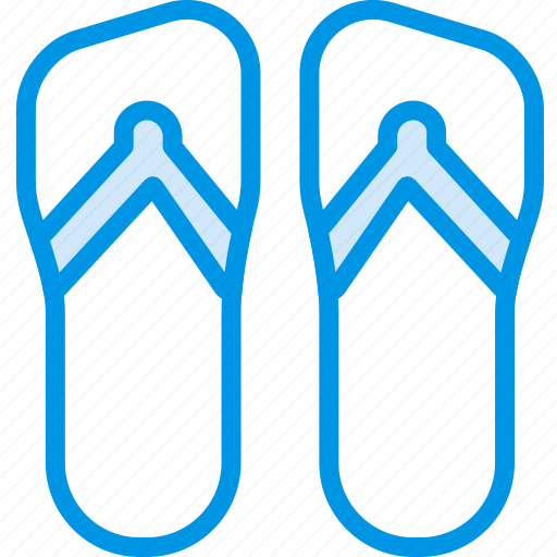 Flip, flops, holiday, seaside, vacation, webby icon - Download on Iconfinder