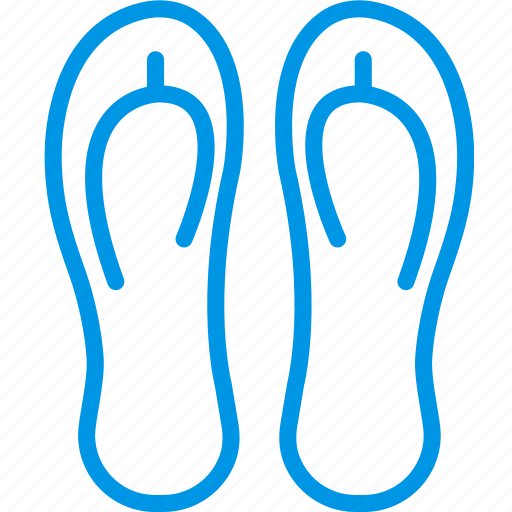 Flip, flops, holiday, seaside, vacation, webby icon - Download on Iconfinder