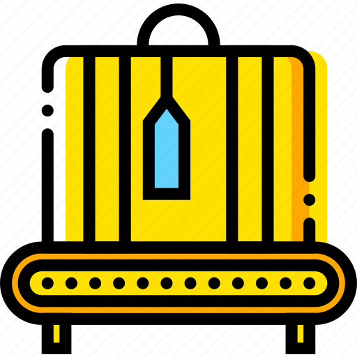 Airport, check, journey, out, travel, voyage, yellow icon - Download on Iconfinder