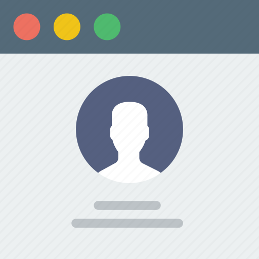 Ui, user interface, page, profile, communication icon - Download on Iconfinder