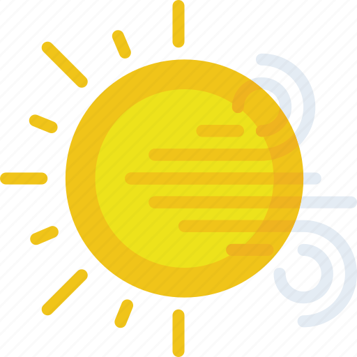 Clouds, forecast, sun, sunny, weather, windy icon - Download on Iconfinder