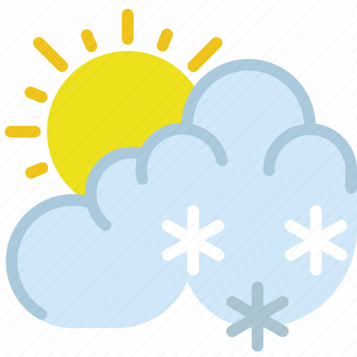 Clouds, drizzle, forecast, sun, weather icon - Download on Iconfinder