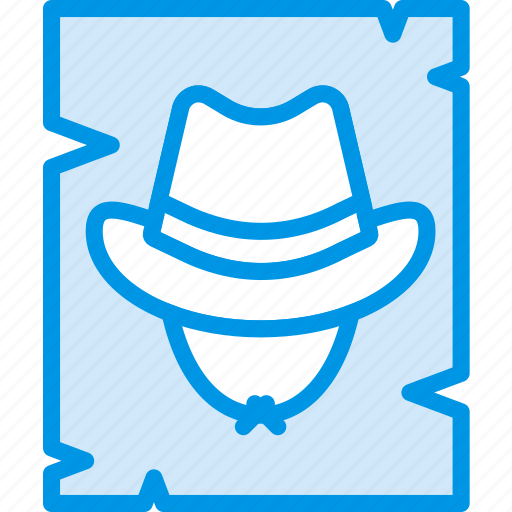 Burglar, cowboy, poster, wanted, webby, west, wild icon - Download on Iconfinder
