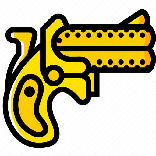 Dillinger, retro, west, wild, yellow icon - Download on Iconfinder