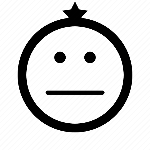 Apathetic, half hearted, lackadaisical, neutral, sad, smiles icon - Download on Iconfinder