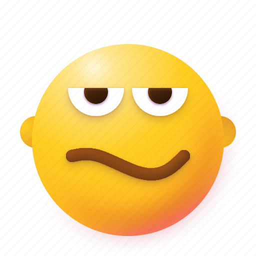 Bored, smile, emotion, face, emoji icon - Download on Iconfinder