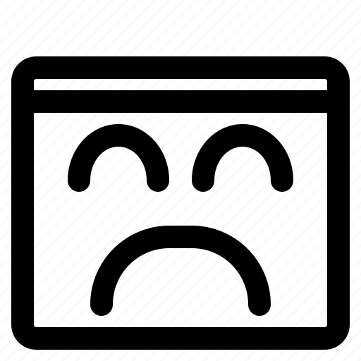 Emoticon, sad, smiley icon - Download on Iconfinder