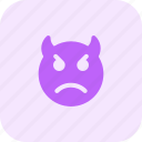 angry, devil, emoticons, smiley, people