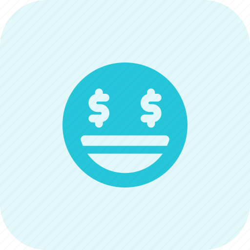 Dollar, eyes, emoticons, smiley, people icon - Download on Iconfinder