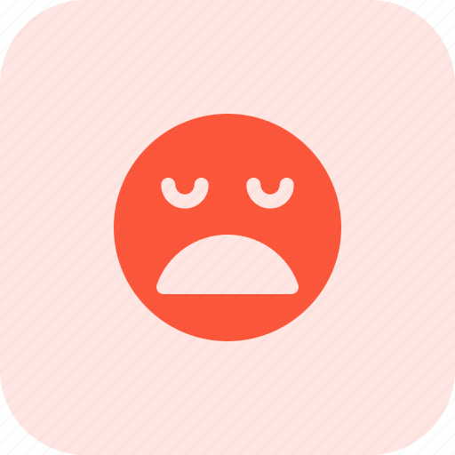 Frowning, open, mouth, emoticons, smiley, people icon - Download on Iconfinder
