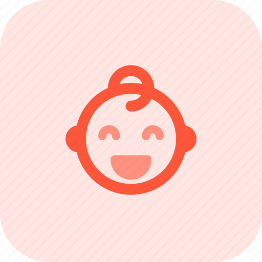 Grinning, smiling, eyes, baby, emoticons, smiley, people icon - Download on Iconfinder