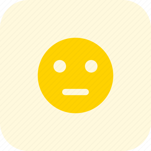 Neutral, face, emoticons, smiley, people icon - Download on Iconfinder