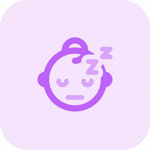 Sleeping, baby, emoticons, smiley, people icon - Download on Iconfinder