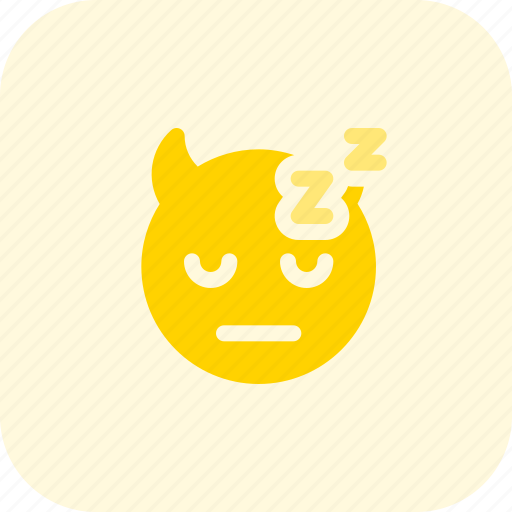 Sleeping, devil, emoticons, smiley, people icon - Download on Iconfinder