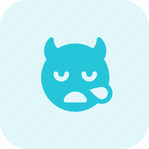 Snoring, devil, emoticons, smiley, people icon - Download on Iconfinder