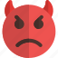 angry, devil, emoticons, smiley, and, people 