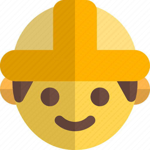 Construction, worker, emoticons, smiley, and, people icon - Download on Iconfinder