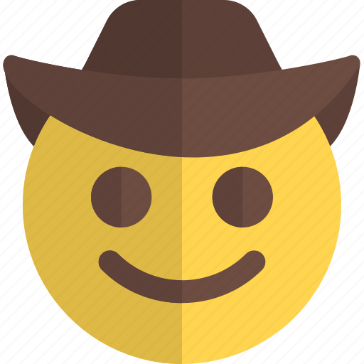 Cowboy, emoticons, smiley, and, people icon - Download on Iconfinder
