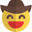 grinning, smiling, eyes, cowboy, emoticons, smiley, people 