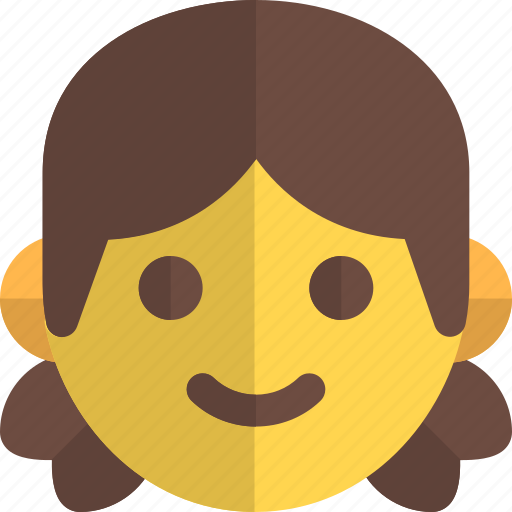 Little, girl, emoticons, smiley, and, people icon - Download on Iconfinder
