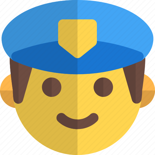 Man, police, emoticons, smiley, and, people icon - Download on Iconfinder