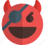 pirate, devil, emoticons, smiley, and, people 