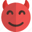 smiling, eyes, devil, emoticons, smiley, and, people 