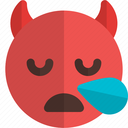 Snoring, devil, emoticons, smiley, and, people icon - Download on Iconfinder