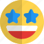 star, struck, emoticons, smiley, and, people 