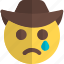 tear, cowboy, emoticons, smiley, and, people 