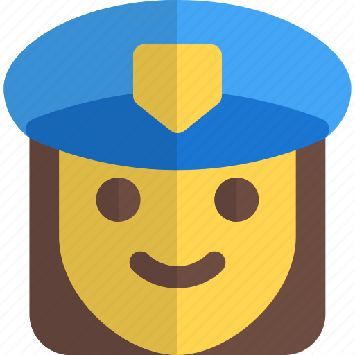 Woman, police, emoticons, smiley, and, people icon - Download on Iconfinder