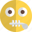 zipper, mouth, emoticons, smiley, and, people 