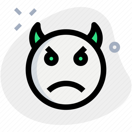 Angry, devil, emoticons, smiley icon - Download on Iconfinder