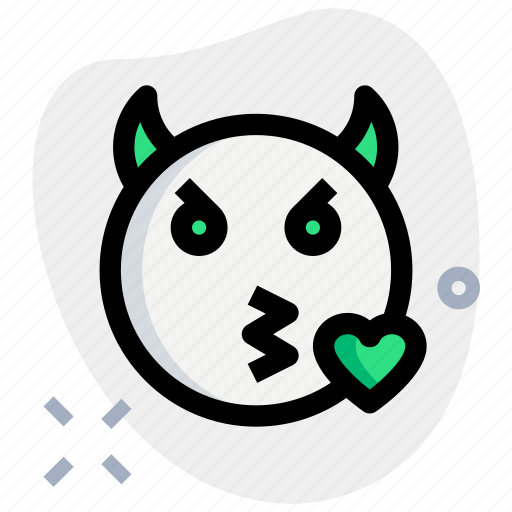 Blowing, kiss, devil, emoticons, smiley icon - Download on Iconfinder